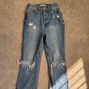 Pacsun High Rise Bootcut Blue Jeans Size 25
